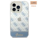 GUESS IPHONE 14 PRO MAX PATTERN SCRIPT GUHCP14XHG4MHB NIEBIESKI/BLUE