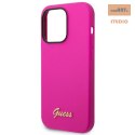 GUESS IPHONE 14 PRO VINTAGE GOLD LOGO GUHCP14LSLSMF FUKSJA/FUCHSIA