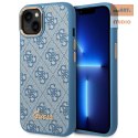 GUESS IPHONE 14 VINTAGE GOLD LOGO GUHCP14SHG4SHB NIEBIESKI/BLUE