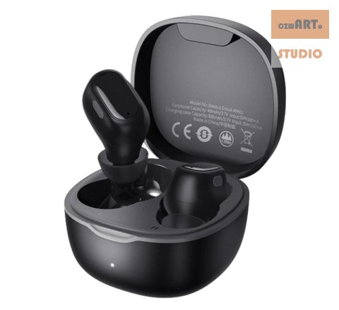 SŁUCHAWKI BASEUS ENCOK TWS WM01 BT BLACK BLUETOOTH