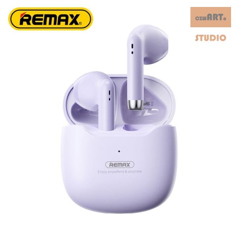 Słuchawki bluetooth REMAX TWS-19 fiolet PURPLE Słuchawki bluetooth REMAX TWS-19 fiolet PURPLE