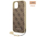 GUESS IPHONE 14 CHARMS COLLECTION GUHCP14SGF4GBR BRĄZOWY/BROWN