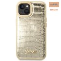 GUESS IPHONE 14 CROCO COLLECTION GUHCP14SHGCRHD ZŁOTY/GOLD