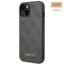 GUESS IPHONE 14 GOLD LOGO GUHCP14SG4GFGR SZARY/GREY