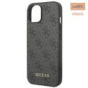 GUESS IPHONE 14 GOLD LOGO GUHCP14SG4GFGR SZARY/GREY