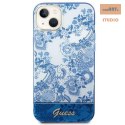 GUESS IPHONE 14 PLUS PORCELAIN COLLECTION GUHCP14MHGPLHB NIEBIESKI/BLUE