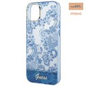 GUESS IPHONE 14 PLUS PORCELAIN COLLECTION GUHCP14MHGPLHB NIEBIESKI/BLUE