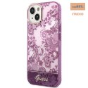 GUESS IPHONE 14 PLUS PORCELAIN COLLECTION GUHCP14MHGPLHF FUKSJA/FUCHSIA