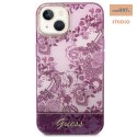 GUESS IPHONE 14 PLUS PORCELAIN COLLECTION GUHCP14MHGPLHF FUKSJA/FUCHSIA