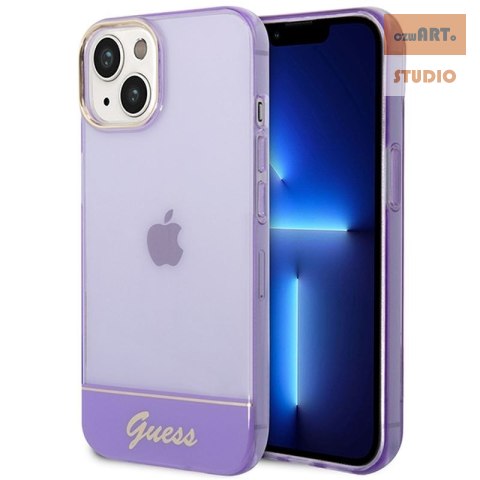 GUESS IPHONE 14 PLUS TRANSLUCENT GUHCP14MHGCOU FIOLET/PURPLE