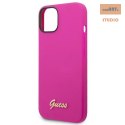 GUESS IPHONE 14 PLUS VINTAGE GOLD LOGO GUHCP14MSLSMF FUKSJA/FUCHSIA