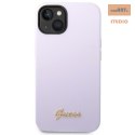 GUESS IPHONE 14 PLUS VINTAGE GOLD LOGO GUHCP14MSLSMU FIOLET/PURPLE