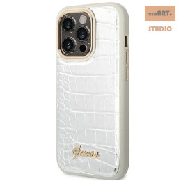 GUESS IPHONE 14 PRO CROCO COLLECTION GUHCP14LHGCRHS SREBRNY/SILVER