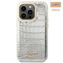 GUESS IPHONE 14 PRO CROCO COLLECTION GUHCP14LHGCRHS SREBRNY/SILVER