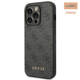 GUESS IPHONE 14 PRO GOLD LOGO GUHCP14LG4GFGR SZARY/GREY