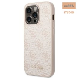 GUESS IPHONE 14 PRO MAX GOLD LOGO GUHCP14XG4GFPI RÓŻOWY/PINK