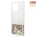 GUESS IPHONE 14 PRO MAX LIQUID GLITTER GUOHCP14XGLHFLGO ZŁOTY/GOLD