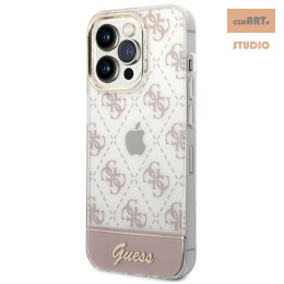 GUESS IPHONE 14 PRO MAX PATTERN SCRIPT GUHCP14XHG4MHP RÓŻOWY/PINK