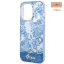 GUESS IPHONE 14 PRO MAX PORCELAIN COLLECTION GUHCP14XHGPLHB NIEBIESKI/BLUE