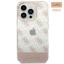 GUESS IPHONE 14 PRO PATTERN SCRIPT GUHCP14LHG4MHP RÓŻOWY/PINK