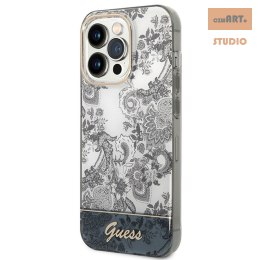 GUESS IPHONE 14 PRO PORCELAIN COLLECTION GUHCP14LHGPLHG SZARY/GREY