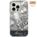 GUESS IPHONE 14 PRO PORCELAIN COLLECTION GUHCP14LHGPLHG SZARY/GREY