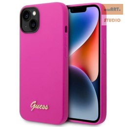 GUESS IPHONE 14 VINTAGE GOLD LOGO GUHCP14SSLSMF FUKSJA/FUCHSIA