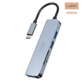 HUB T-PHOX TPH2041 5IN1 USB-C/HDMI USB3.0x1+USB2.0x1+HDMI 4K