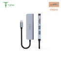 HUB T-PHOX TPH2041 5IN1 USB-C/HDMI USB3.0x1+USB2.0x1+HDMI 4K