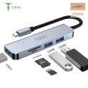 HUB T-PHOX TPH2041 5IN1 USB-C/HDMI USB3.0x1+USB2.0x1+HDMI 4K