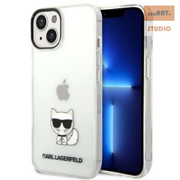 KARL LAGERFELD IPHONE 14 CHOUPETTE BODY KLHCP14SCTTR TRANSPARENT