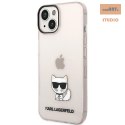 KARL LAGERFELD IPHONE 14 CHOUPETTE BODY KLHCP14SCTTRI PINK/TRANSPARENT