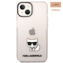 KARL LAGERFELD IPHONE 14 CHOUPETTE BODY KLHCP14SCTTRI PINK/TRANSPARENT