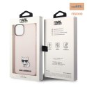 KARL LAGERFELD IPHONE 14 CHOUPETTE BODY KLHCP14SCTTRI PINK/TRANSPARENT