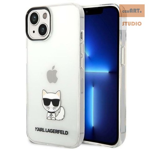 KARL LAGERFELD IPHONE 14 PLUS CHOUPETTE BODY KLHCP14MCTTR TRANSPARENT