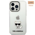 KARL LAGERFELD IPHONE 14 PRO CHOUPETTE BODY KLHCP14LCTTR TRANSPARENT