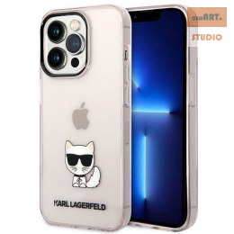 KARL LAGERFELD IPHONE 14 PRO CHOUPETTE BODY KLHCP14LCTTRI RÓŻOWY/PINK