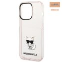 KARL LAGERFELD IPHONE 14 PRO CHOUPETTE BODY KLHCP14LCTTRI RÓŻOWY/PINK