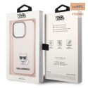 KARL LAGERFELD IPHONE 14 PRO CHOUPETTE BODY KLHCP14LCTTRI RÓŻOWY/PINK