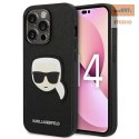 KARL LAGERFELD IPHONE 14 PRO MAX KARL HEAD PATCH KLHCP14XSAPKHK CZARNY/BLACK