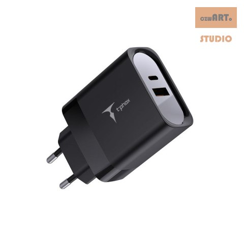 ŁAD SIEC T-PHOX STUDY SERIES T-PP07 47W USB/USB-C BLACK