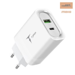 ŁAD SIEC T-PHOX STUDY SERIES T-PP07 47W USB/USB-C WHITE