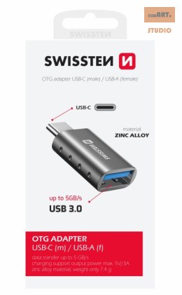 ADAPTER OTG SWISSTEN USB-C/USB-A