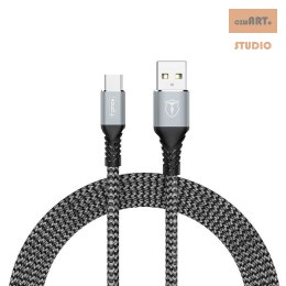 KABEL T-PHOX JAGGER TYPE-C GREY 1M ; 2.4A