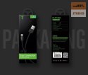 KABEL T-PHOX NETS LIGHTNING BLACK 2.4A ; PVC ; 1,2M