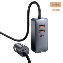 ŁAD SAM BASEUS SHARE TOGETHER 2xUSB 2xUSB-C 120W Z PRZEDŁUŻACZEM SZARA/GREY