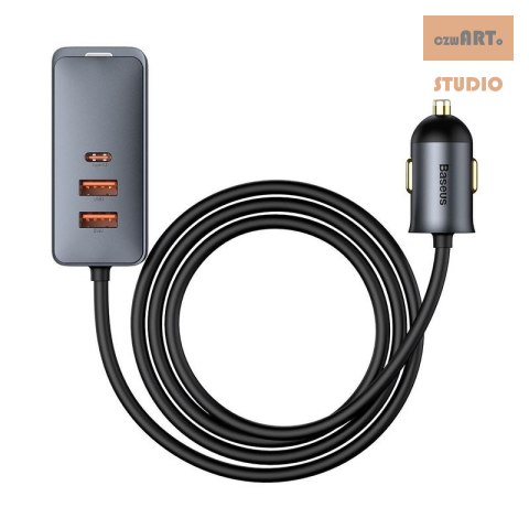 ŁAD SAM BASEUS SHARE TOGETHER 2xUSB 2xUSB-C 120W Z PRZEDŁUŻACZEM SZARA/GREY ŁAD SAM BASEUS SHARE TOGETHER 2xUSB 2xUSB-C 120W Z PRZEDŁUŻACZEM SZARA/GREY