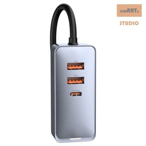 ŁAD SAM BASEUS SHARE TOGETHER 2xUSB 2xUSB-C 120W Z PRZEDŁUŻACZEM SZARA/GREY ŁAD SAM BASEUS SHARE TOGETHER 2xUSB 2xUSB-C 120W Z PRZEDŁUŻACZEM SZARA/GREY