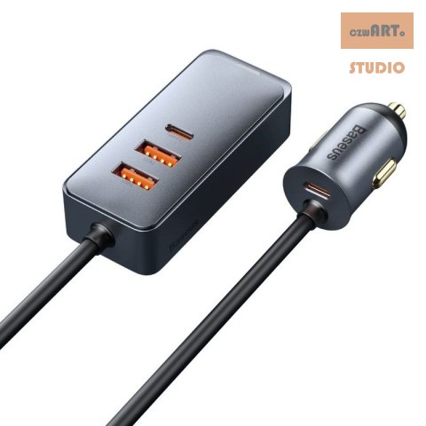 ŁAD SAM BASEUS SHARE TOGETHER 2xUSB 2xUSB-C 120W Z PRZEDŁUŻACZEM SZARA/GREY ŁAD SAM BASEUS SHARE TOGETHER 2xUSB 2xUSB-C 120W Z PRZEDŁUŻACZEM SZARA/GREY