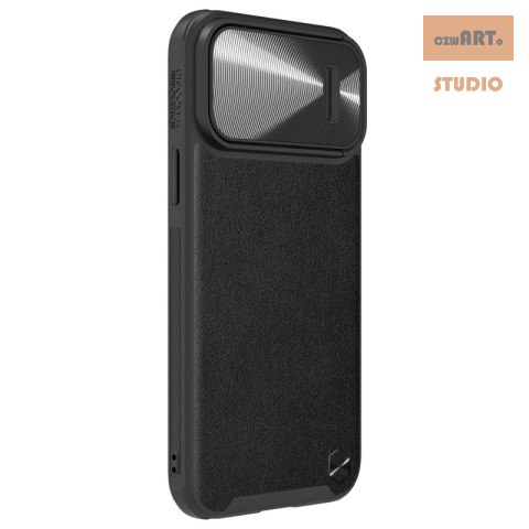 NILLKIN CAMSHIELD LEATHER S IPHONE 13 PRO MAX, BLACK / CZARNY NILLKIN CAMSHIELD LEATHER S IPHONE 13 PRO MAX, BLACK / CZARNY